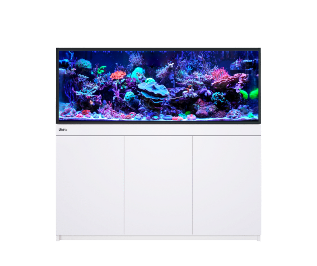 Red Sea REEF-FRAME 500 Aquarium System (107 Gal) with White cabinet