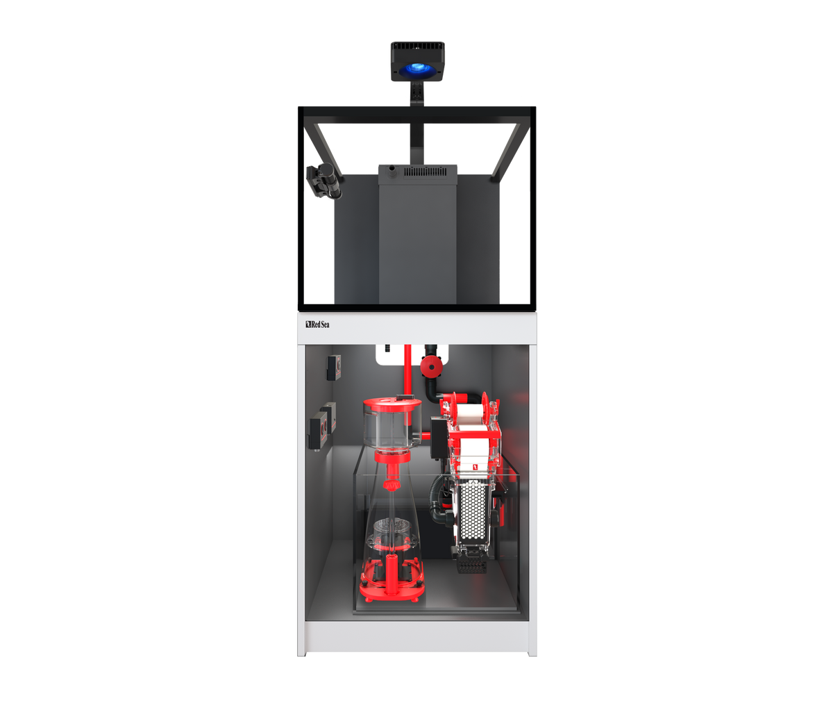 Red Sea REEF-FRAME MAX 170 Aquarium System (36 Gal) with White cabinet