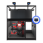 Red Sea REEF-FRAME MAX 350 Aquarium System (75 Gal) with Black cabinet