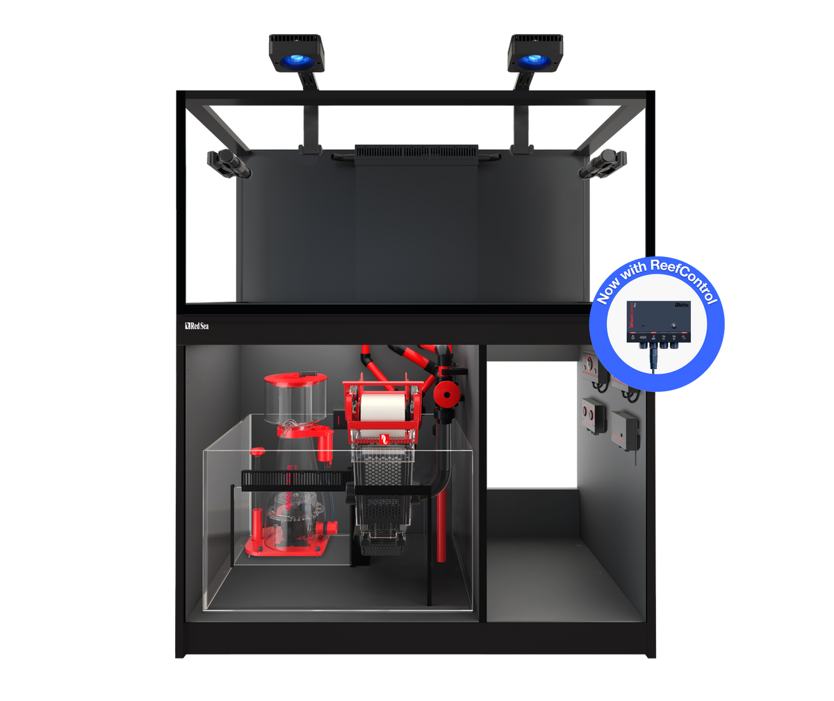 Red Sea REEF-FRAME MAX 350 Aquarium System (75 Gal) with Black cabinet