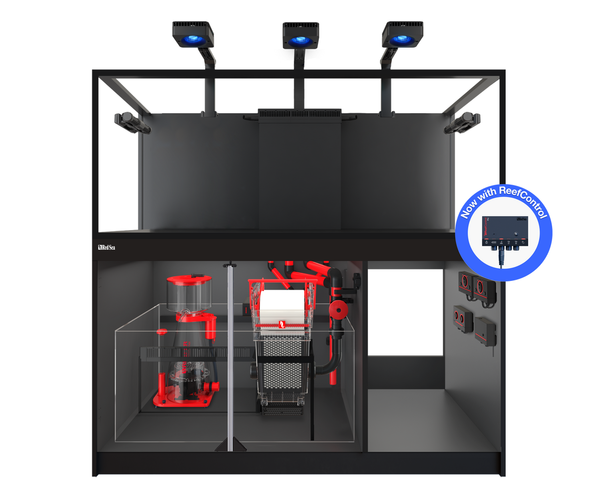 Red Sea REEF-FRAME MAX 500 Aquarium System (107 Gal) with Black cabinet