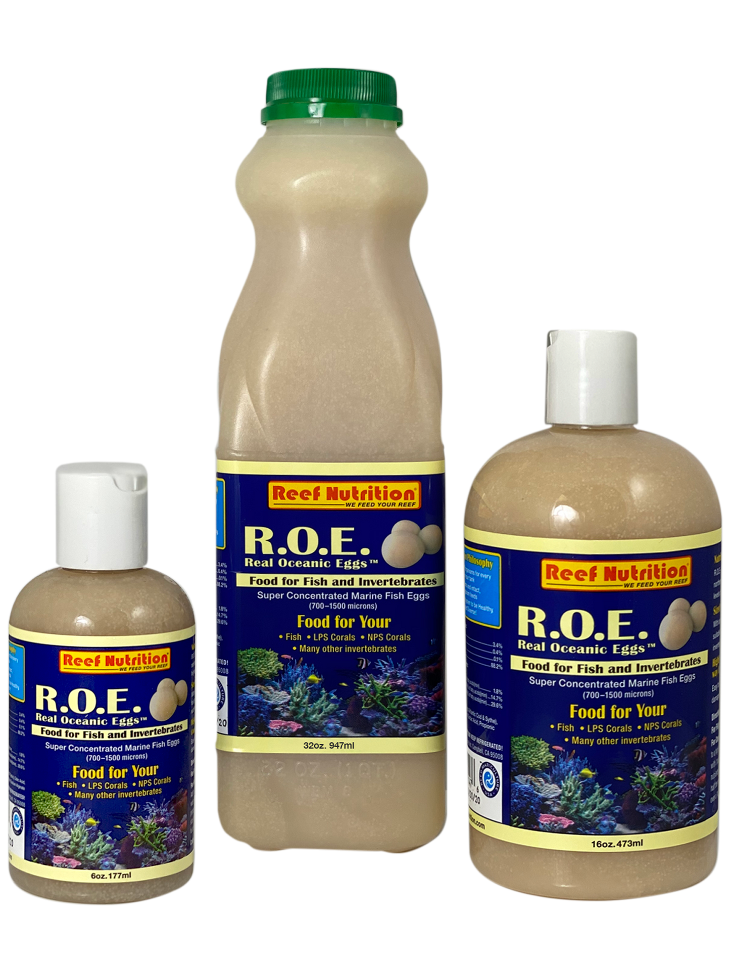 Reef Nutrition R.O.E. Real Oceanic Eggs bottle