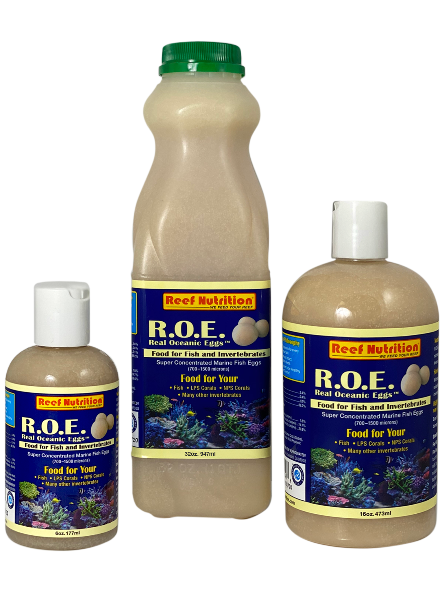 Reef Nutrition R.O.E. Real Oceanic Eggs bottle