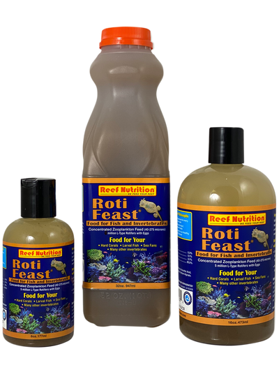 Reef Nutrition Roti-Feast rotifer concentrate bottle