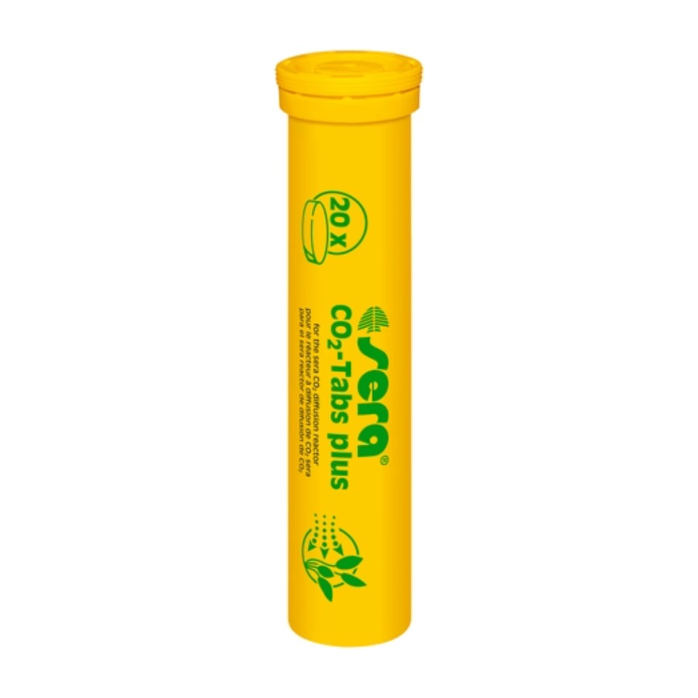 sera CO2-Tabs plus, tube of 20 CO2 fertilization tablets for planted aquariums