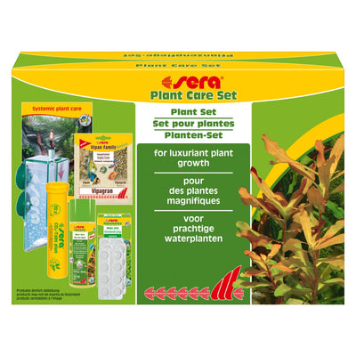 sera Plant Care Set box with CO2 reactor, florena fertilizer and florenette tablets