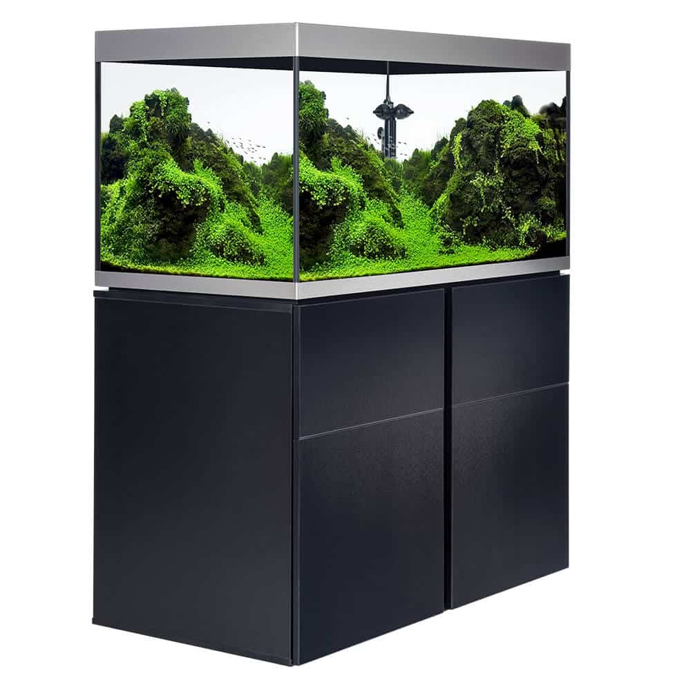 Fluval Siena Aquarium and Cabinet Set in Black, 72 US Gallon