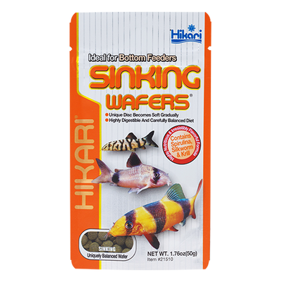 Hikari Sinking Wafers for corydoras, loaches, and freshwater bottom feeders