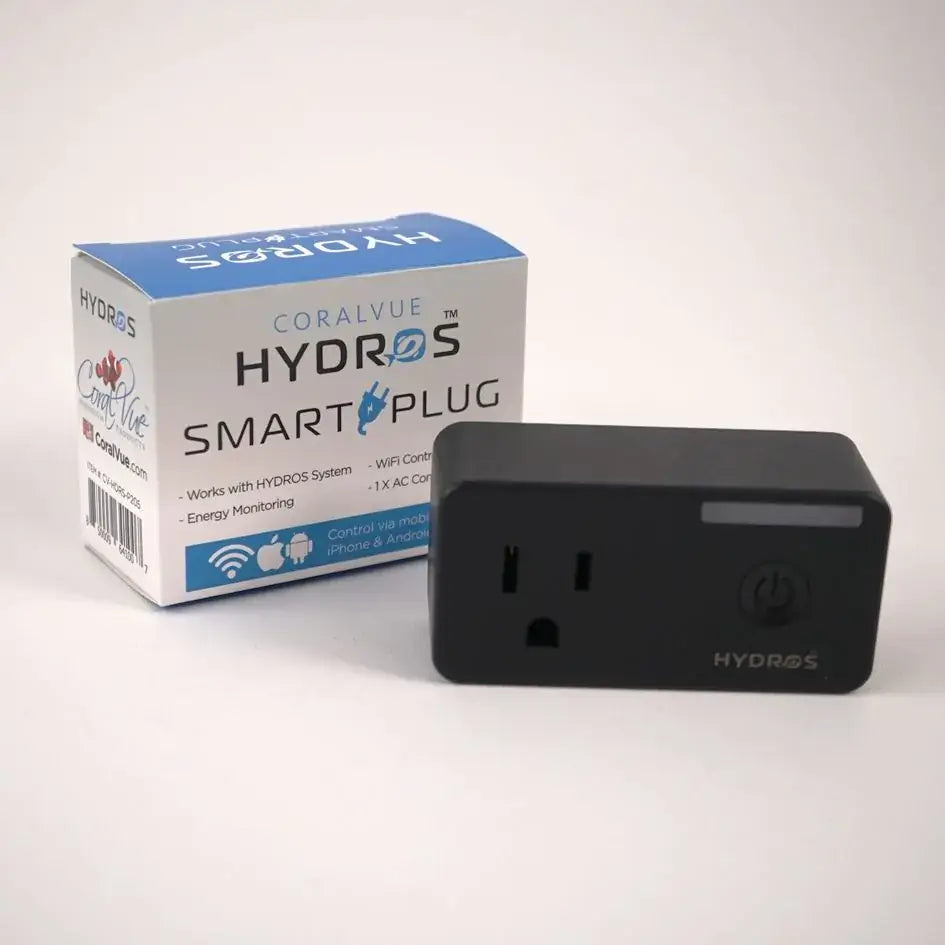 HYDROS P205 | Smart Plug - WiFi Controlled Outlet | Aquarium Equipment with packaging and plug design.