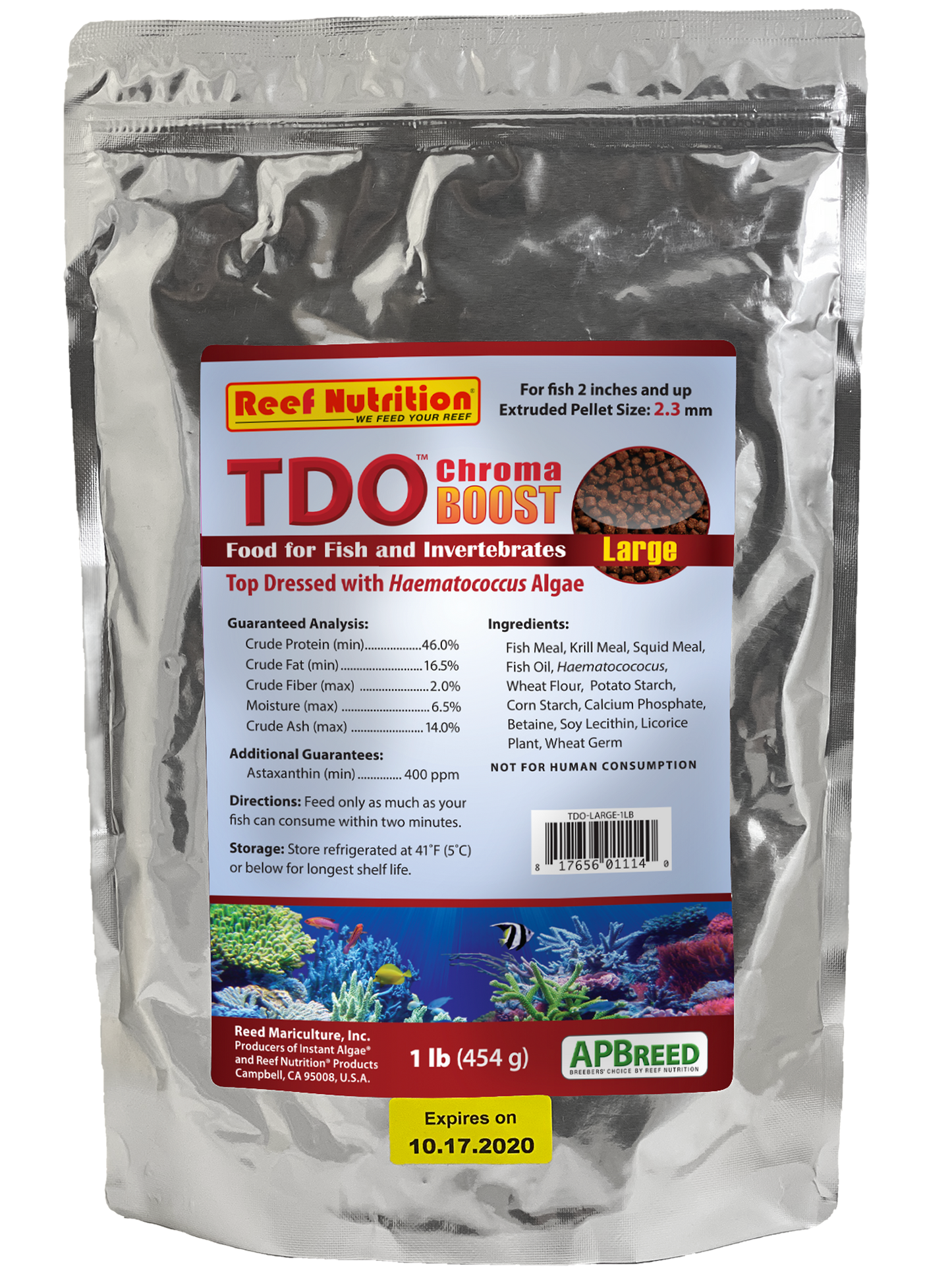 TDO Chroma BOOST Large EP2 1 lb bottle