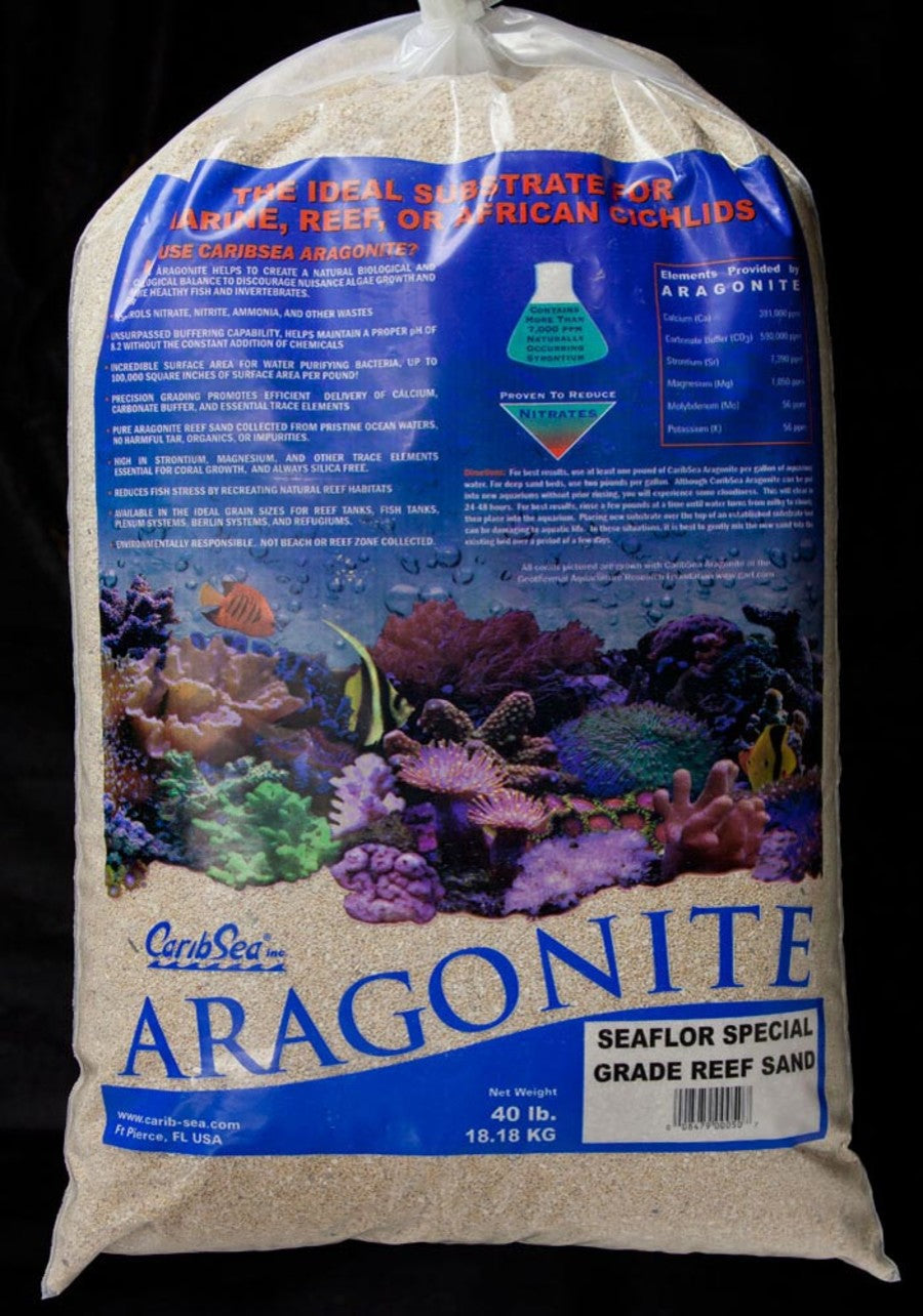 CaribSea Seaflor Special Grade reef sand grain detail