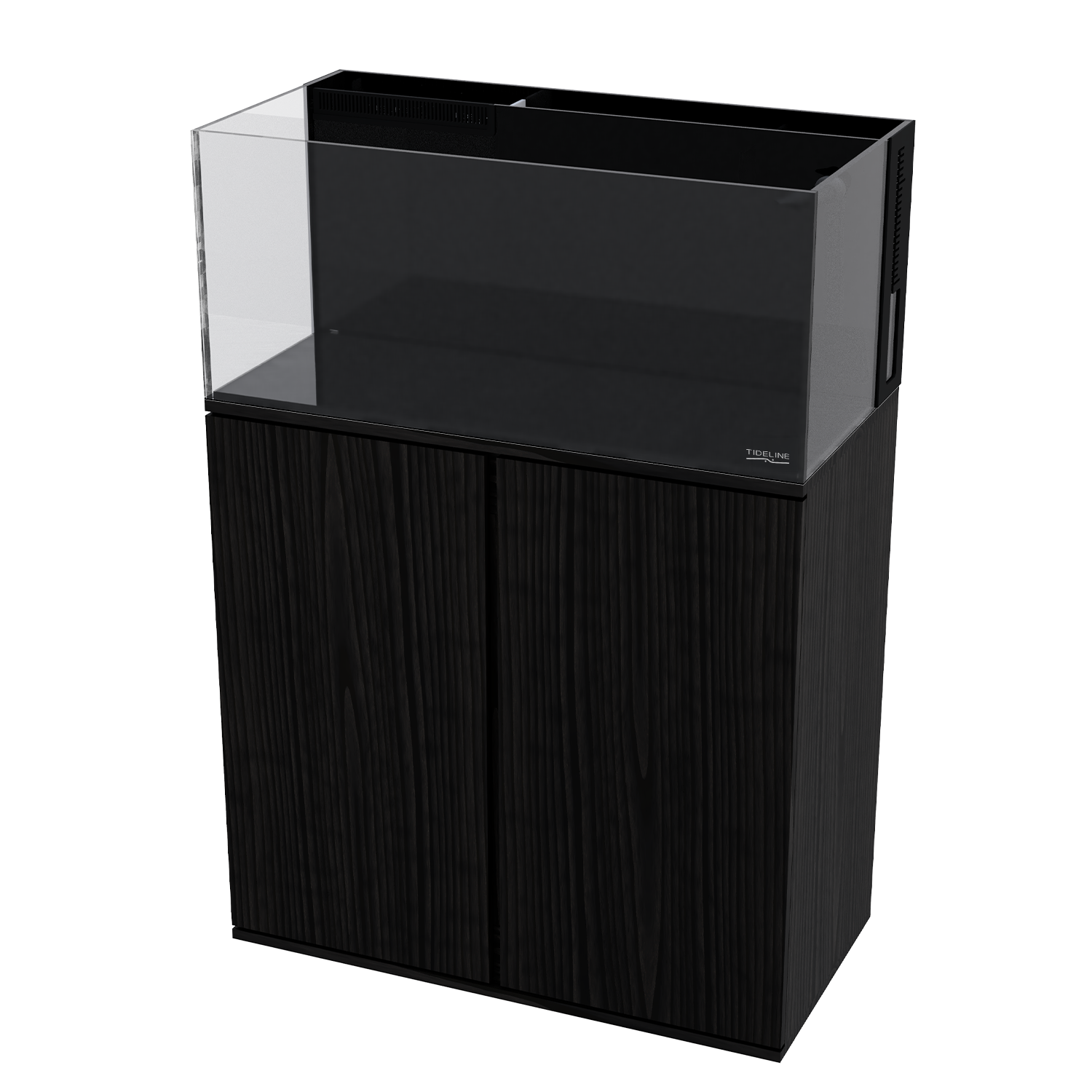 Tideline AIO 47G Lagoon aquarium on Black Artika cabinet stand