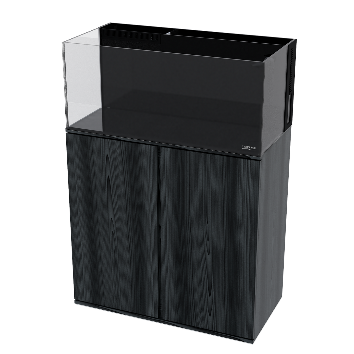 Tideline AIO 47G Lagoon aquarium on Gray Artika cabinet stand