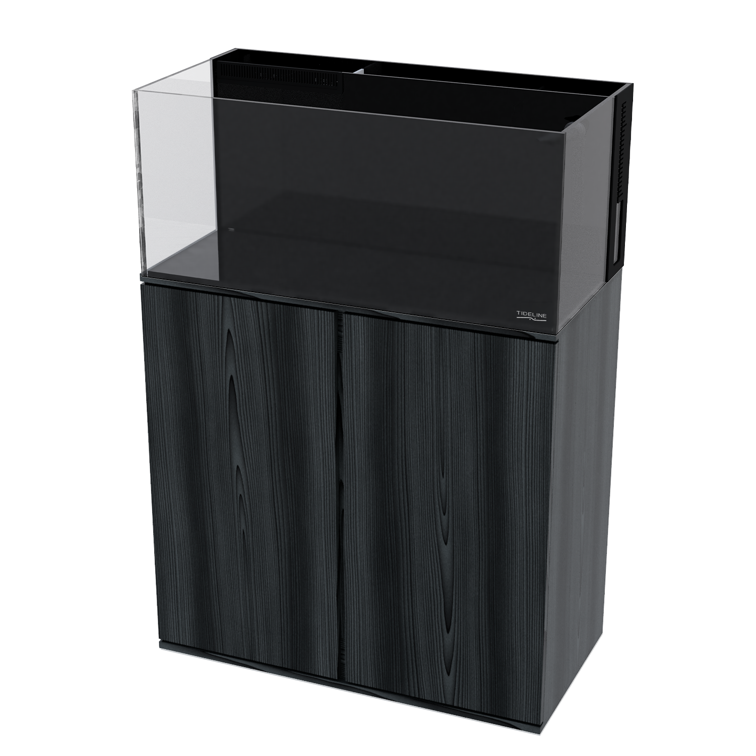 Tideline AIO 47G Lagoon aquarium on Gray Artika cabinet stand