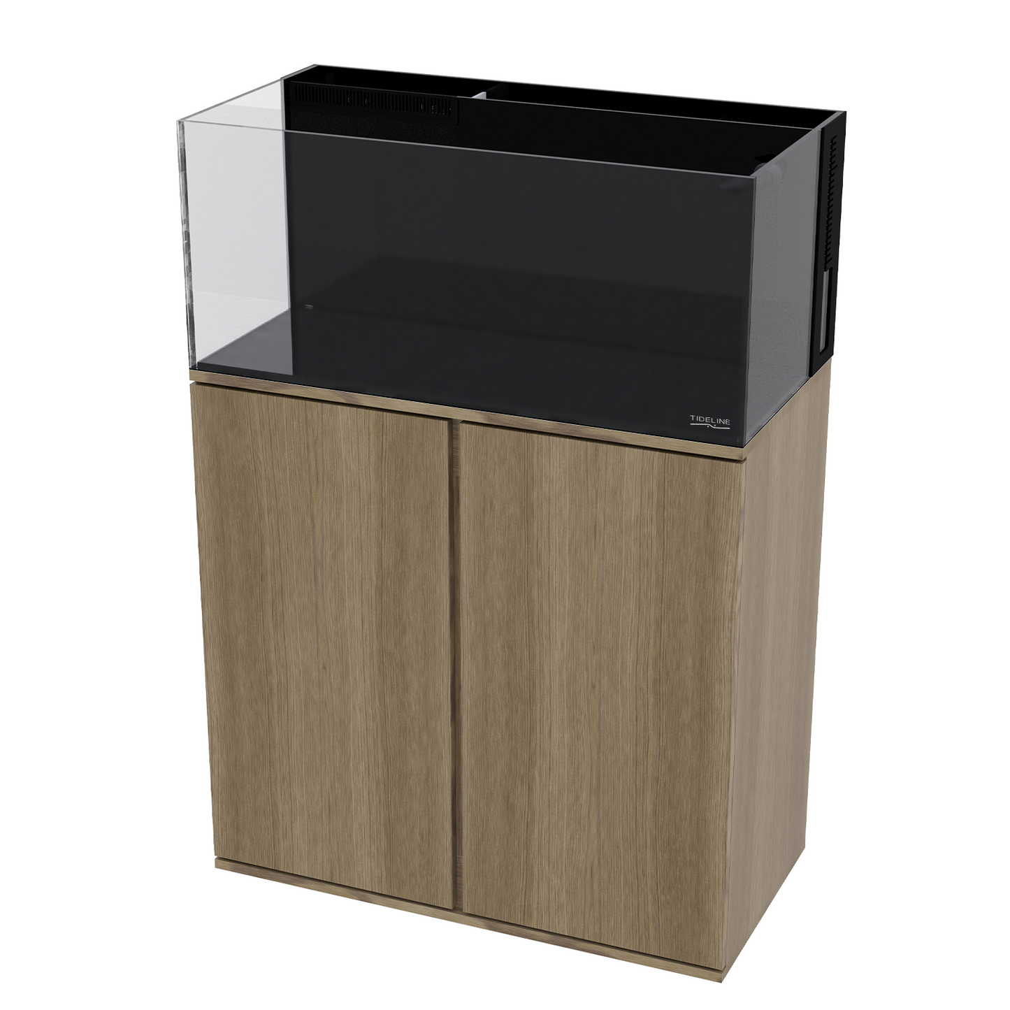 Tideline AIO 47G Lagoon aquarium on Natural Artika cabinet stand