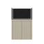 Tideline Crystaline G2 Reef External 36x20 rimless 65-gallon reef aquarium on Frost cabinet stand