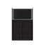 Tideline Crystaline G2 Reef External 36x20 rimless 65-gallon reef aquarium on Mahogany cabinet stand
