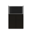 Tideline Crystaline G2 Reef External 36x20 rimless 65-gallon reef aquarium on Mocha cabinet stand