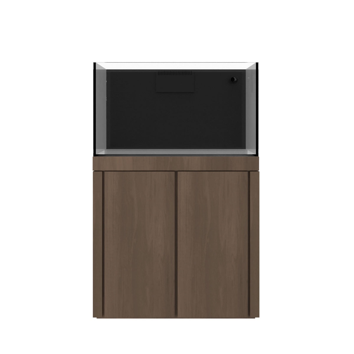 Tideline Crystaline G2 Reef External 36x20 rimless 65-gallon reef aquarium on Sahara cabinet stand