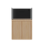 Tideline Crystaline G2 Reef External 36x20 rimless 65-gallon reef aquarium on Unfinished cabinet stand