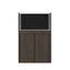 Tideline Crystaline G2 Reef External 36x24 rimless 78-gallon reef aquarium on Carbon cabinet stand