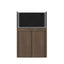Tideline Crystaline G2 Reef External 36x24 rimless 78-gallon reef aquarium on Sahara cabinet stand