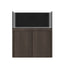 Tideline Crystaline G2 Reef External 48x20 rimless 87-gallon reef aquarium on Carbon cabinet stand