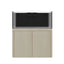 Tideline Crystaline G2 Reef External 48x20 rimless 87-gallon reef aquarium on Frost cabinet stand