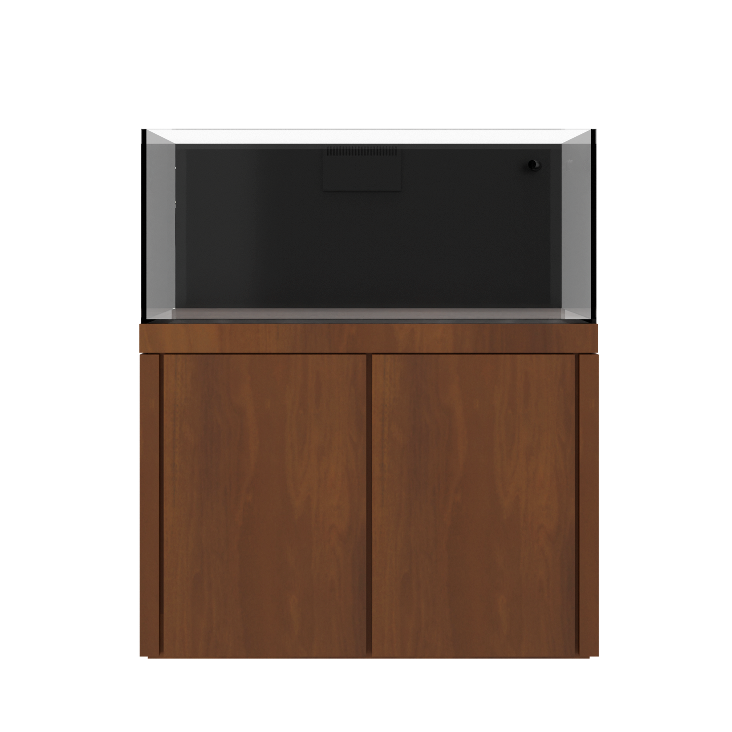 Tideline Crystaline G2 Reef External 48x20 rimless 87-gallon reef aquarium on Medium Oak cabinet stand