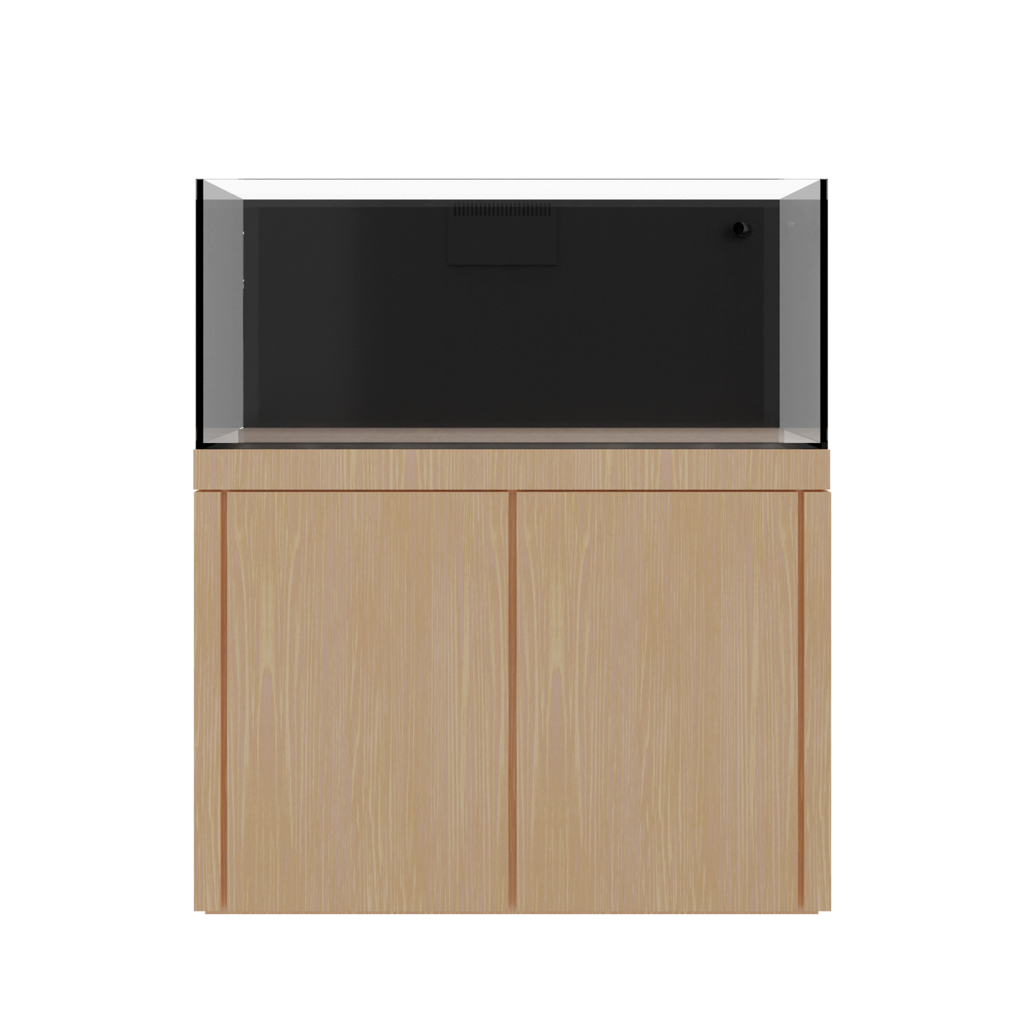 Tideline Crystaline G2 Reef External 48x20 rimless 87-gallon reef aquarium on Unfinished cabinet stand