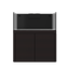 Tideline Crystaline G2 Reef External 48x24 rimless 104-gallon reef aquarium on Mahogany cabinet stand