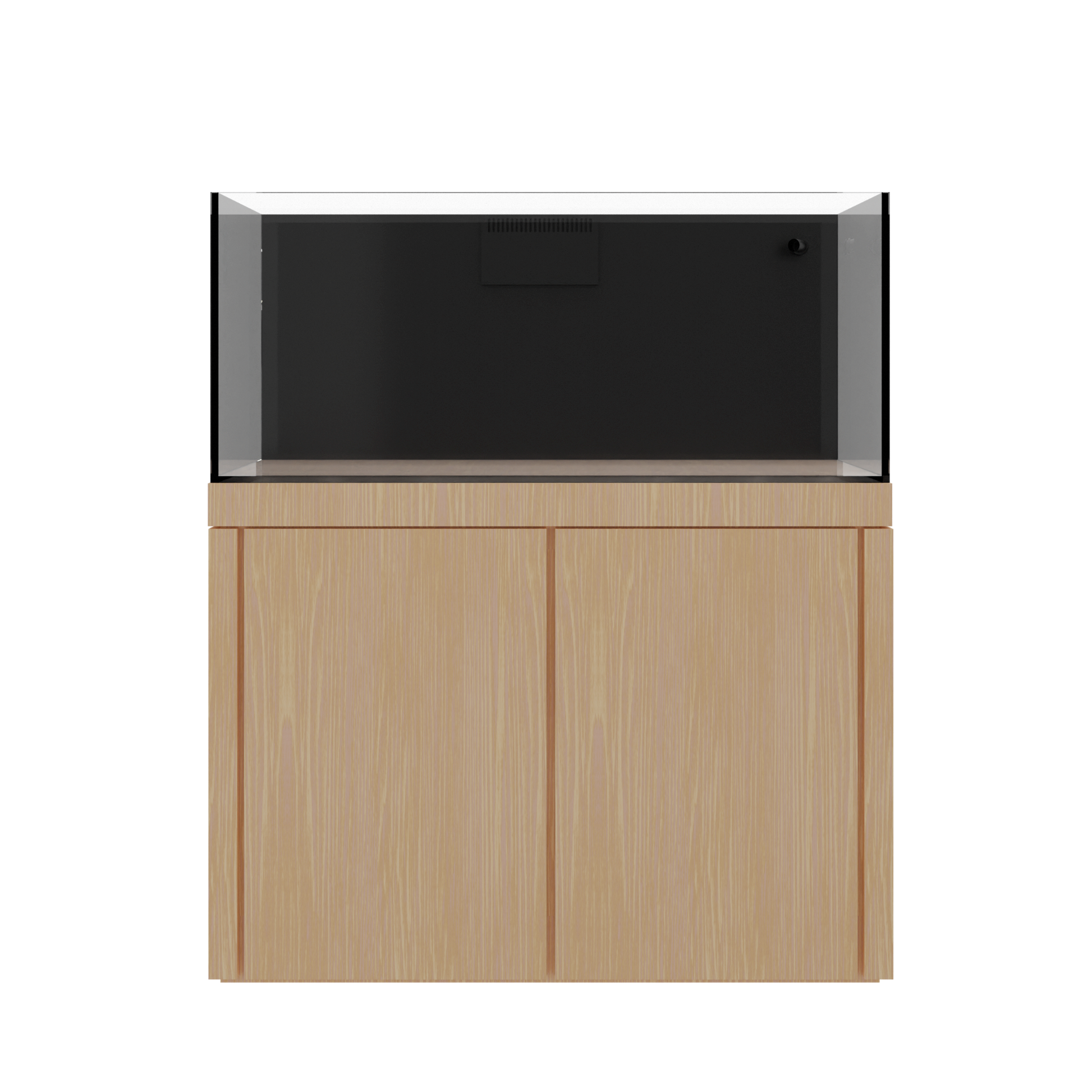 Tideline Crystaline G2 Reef External 48x24 rimless 104-gallon reef aquarium on Unfinished cabinet stand