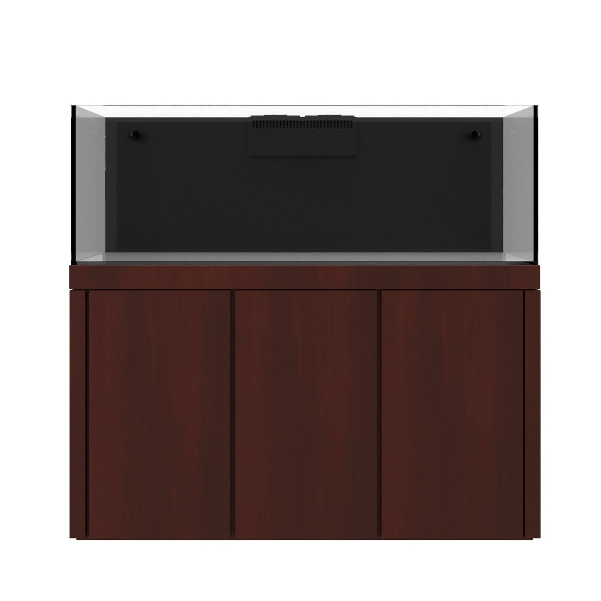 Tideline Crystaline G2 Reef External 60x20 rimless 109-gallon reef aquarium on Cherry cabinet stand