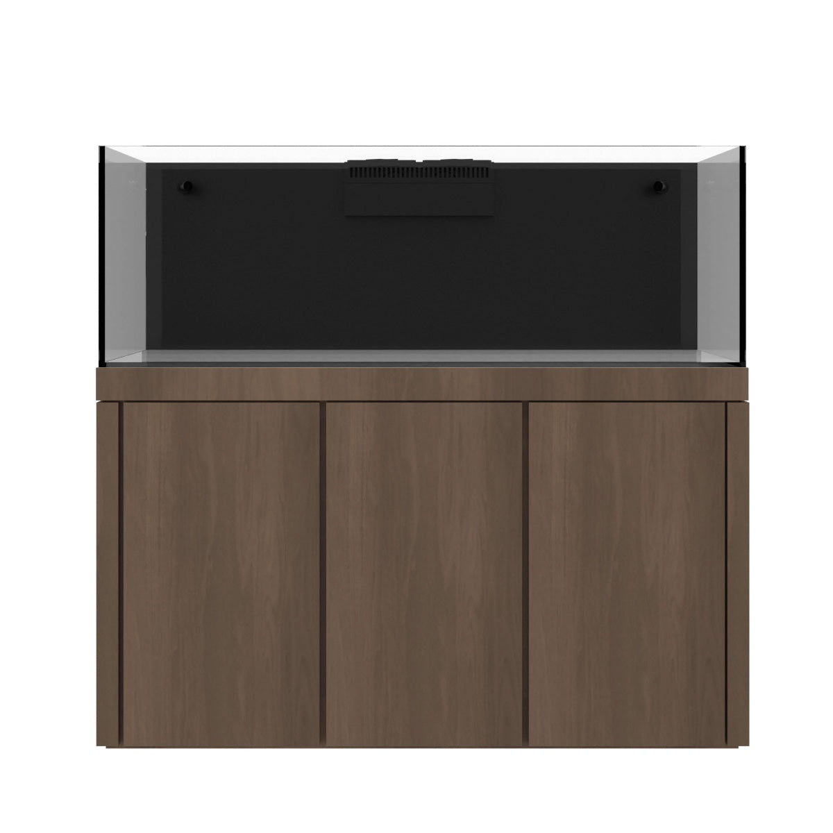Tideline Crystaline G2 Reef External 60x24 rimless 130-gallon reef aquarium on Sahara cabinet stand