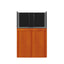 Tideline Crystaline G2 Reef Internal 36x24 rimless 78-gallon reef aquarium on Cognac cabinet stand