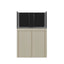 Tideline Crystaline G2 Reef Internal 36x24 rimless 78-gallon reef aquarium on Frost cabinet stand