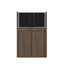 Tideline Crystaline G2 Reef Internal 36x24 rimless 78-gallon reef aquarium on Sahara cabinet stand