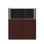 Tideline Crystaline G2 Reef Internal 48x20 rimless 87-gallon reef aquarium on Cherry cabinet stand