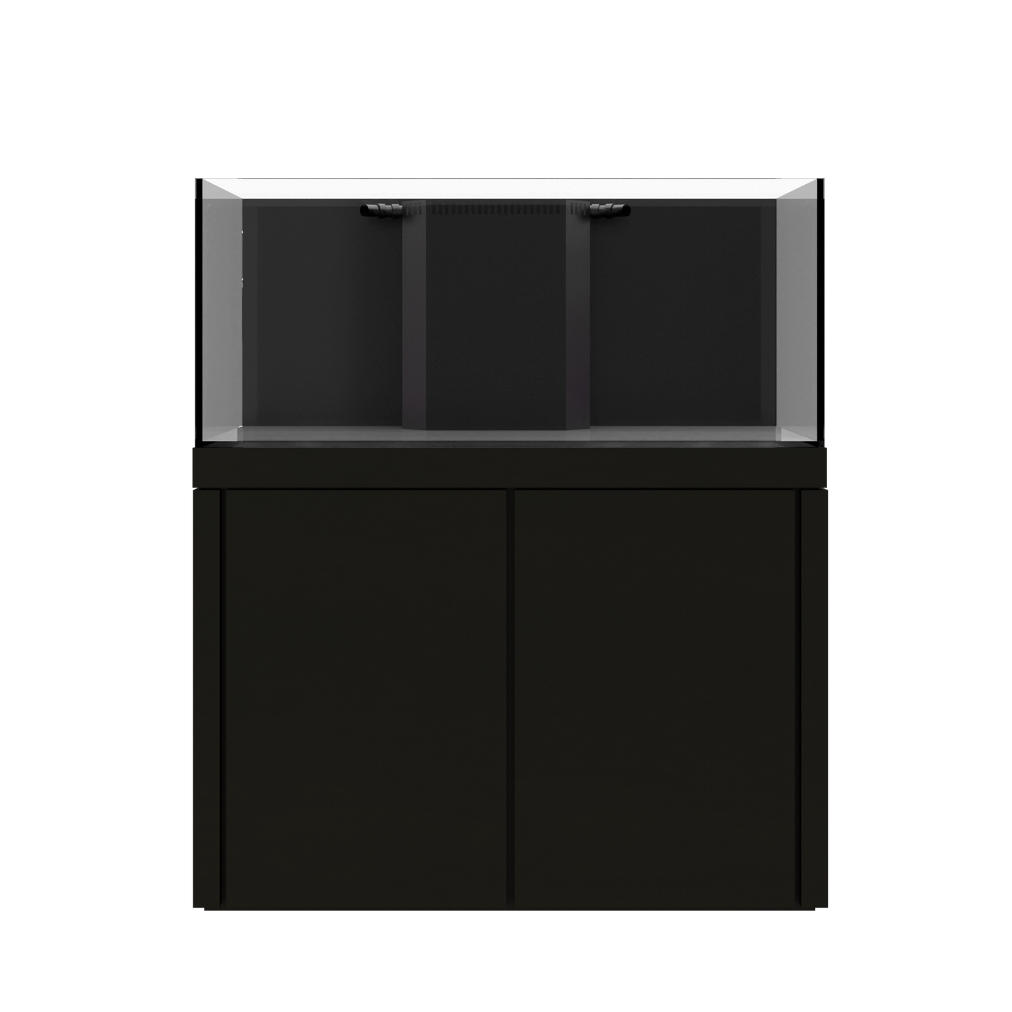 Tideline Crystaline G2 Reef Internal 48x20 rimless 87-gallon reef aquarium on Mocha cabinet stand
