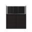 Tideline Crystaline G2 Reef Internal 48x24 rimless 104-gallon reef aquarium on Mahogany cabinet stand