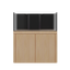 Tideline Crystaline G2 Reef Internal 48x24 rimless 104-gallon reef aquarium on Unfinished cabinet stand