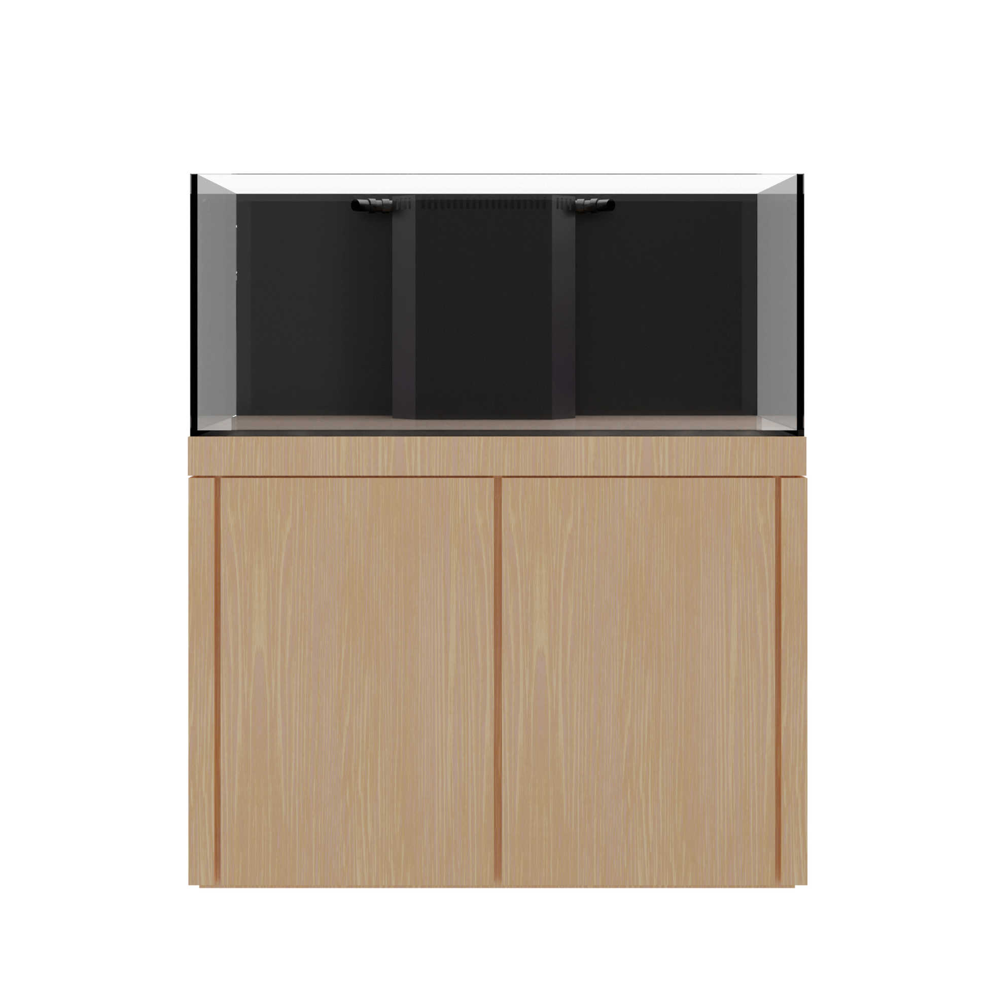 Tideline Crystaline G2 Reef Internal 48x24 rimless 104-gallon reef aquarium on Unfinished cabinet stand