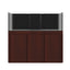 Tideline Crystaline G2 Reef Internal 60x20 rimless 109-gallon reef aquarium on Cherry cabinet stand