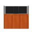 Tideline Crystaline G2 Reef Internal 60x20 rimless 109-gallon reef aquarium on Cognac cabinet stand