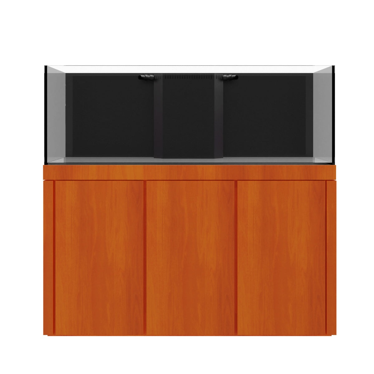 Tideline Crystaline G2 Reef Internal 60x20 rimless 109-gallon reef aquarium on Cognac cabinet stand