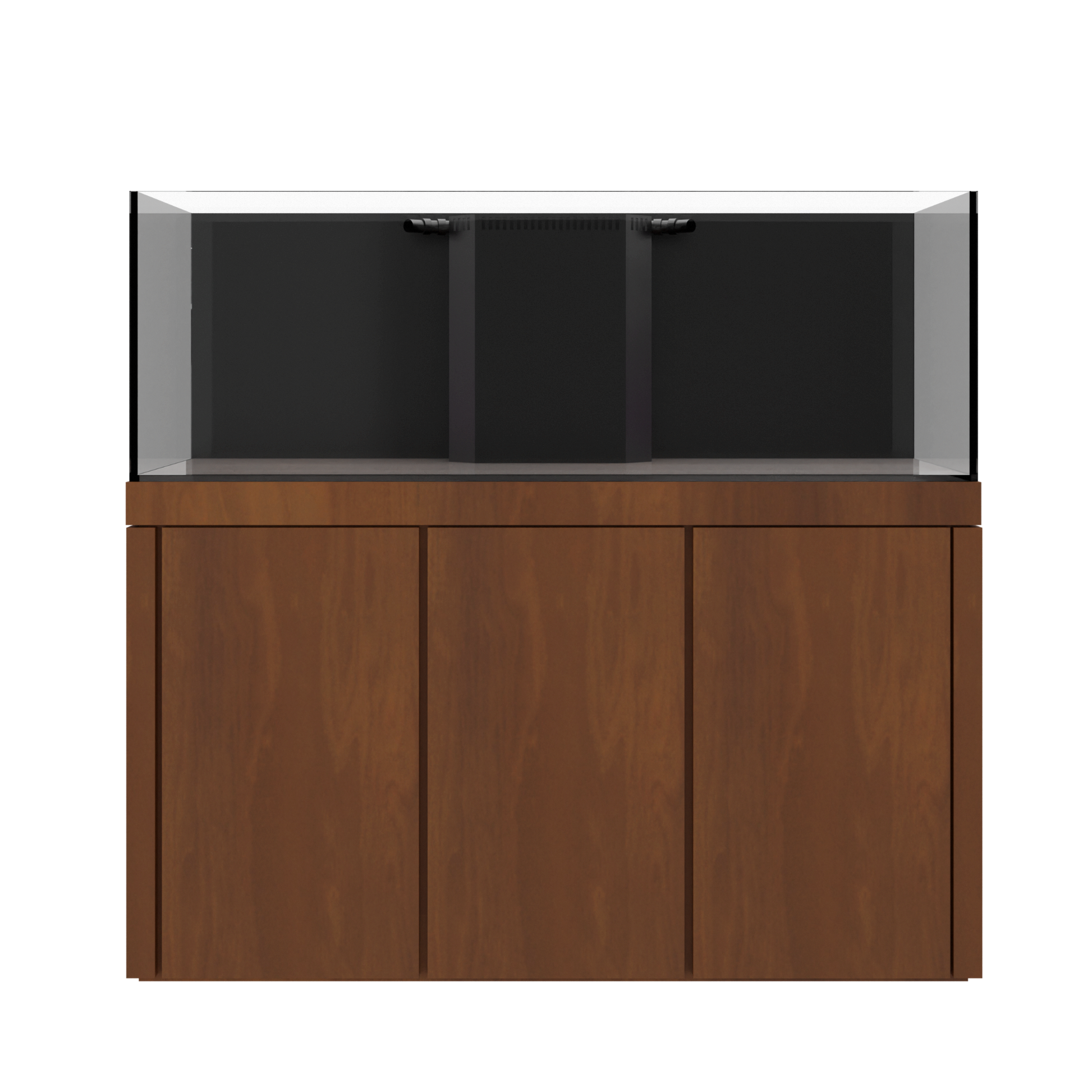 Tideline Crystaline G2 Reef Internal 60x20 rimless 109-gallon reef aquarium on Medium Oak cabinet stand