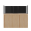 Tideline Crystaline G2 Reef Internal 60x20 rimless 109-gallon reef aquarium on Unfinished cabinet stand