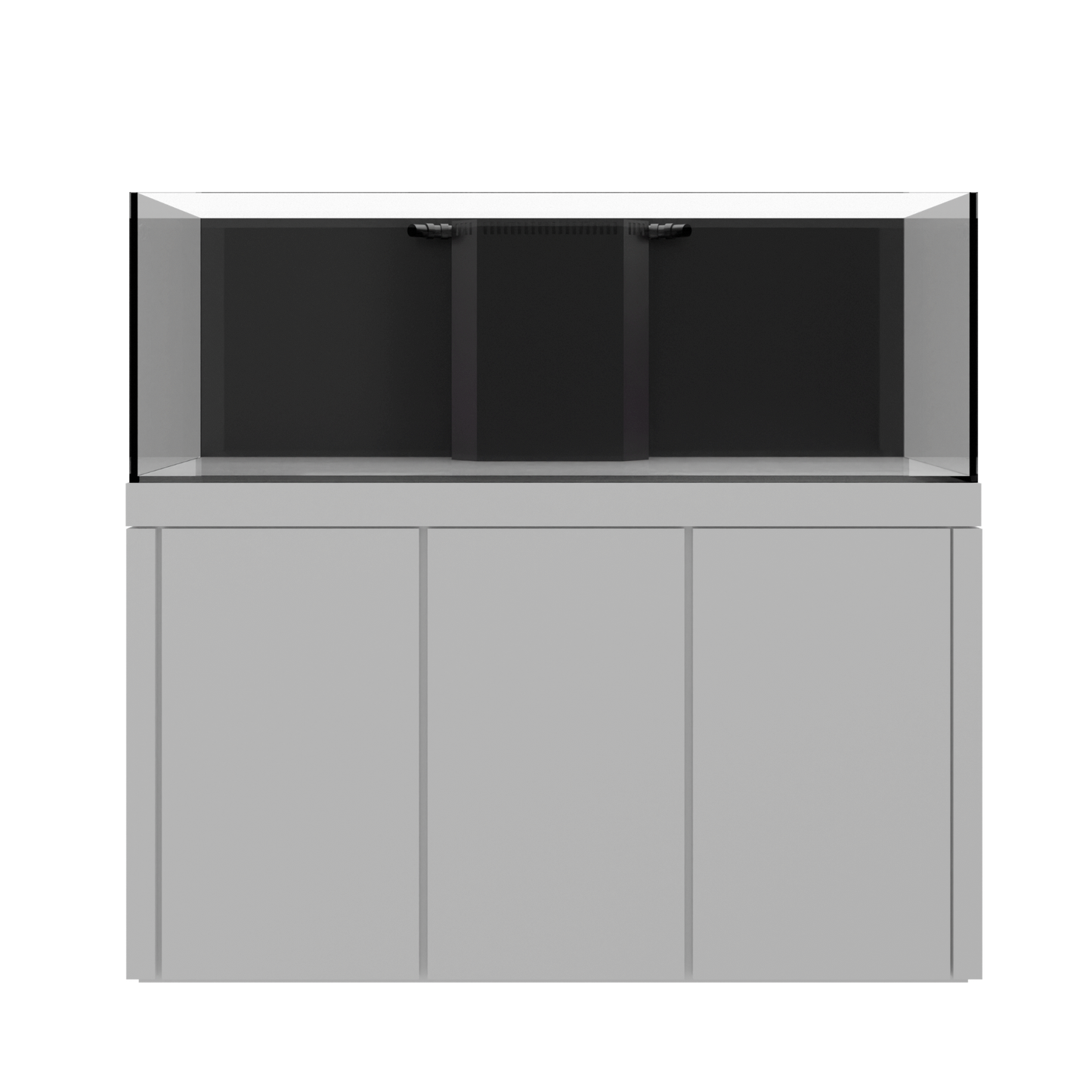 Tideline Crystaline G2 Reef Internal 60x20 rimless 109-gallon reef aquarium on White cabinet stand