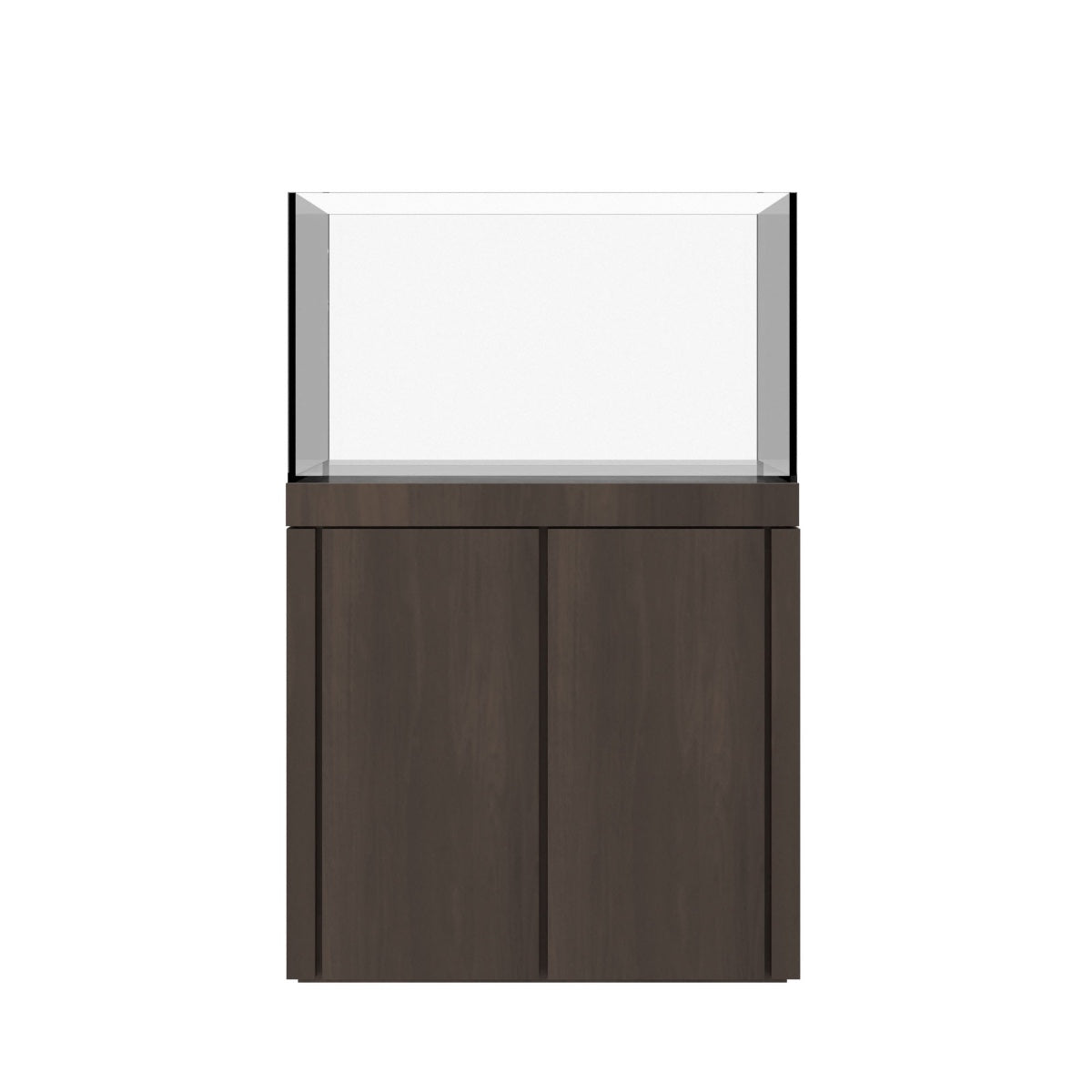 Tideline Crystaline G2 Show Kit 36x20 rimless 65-gallon aquarium on Carbon cabinet stand