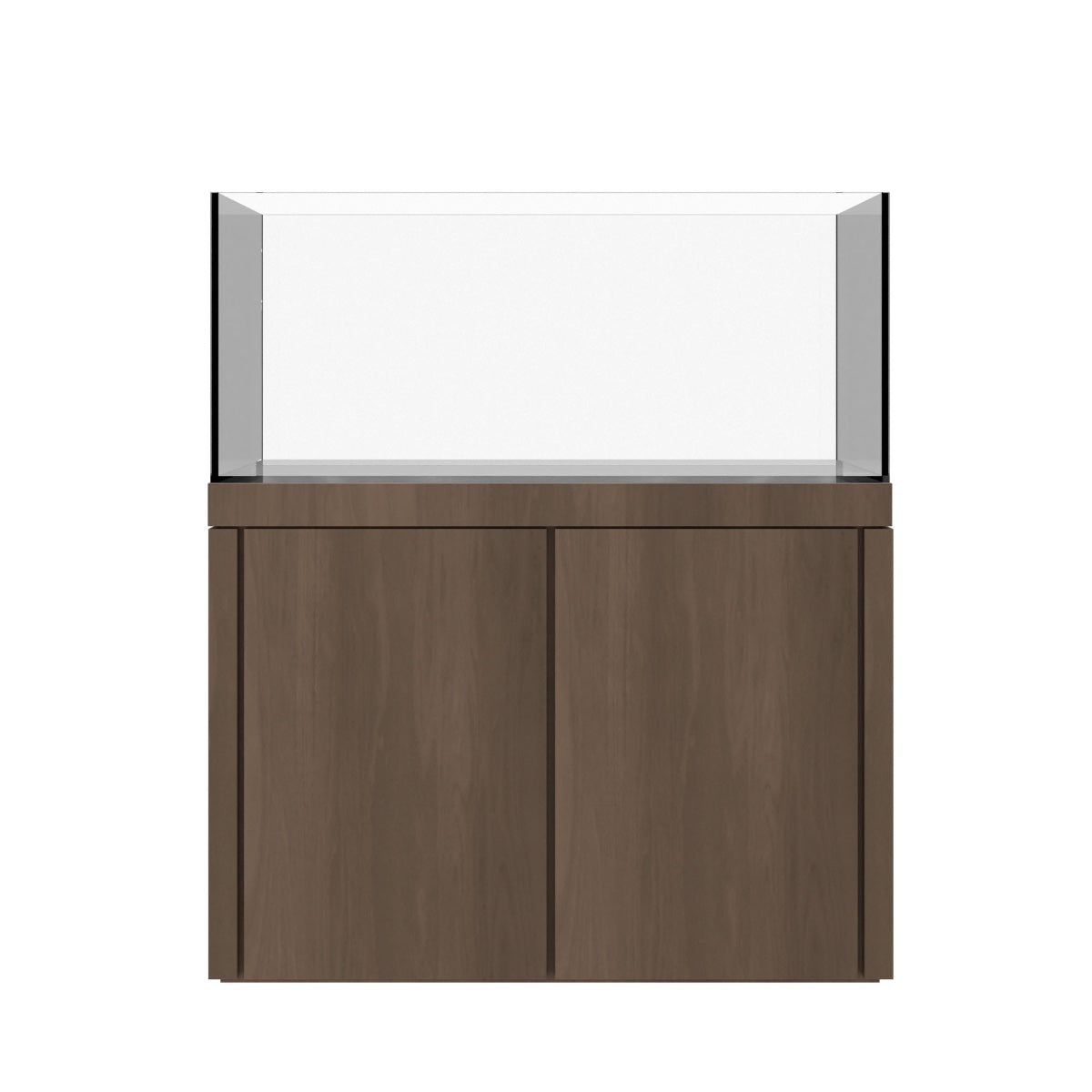 Tideline Crystaline G2 Show Kit 48x24 rimless 104-gallon aquarium on Sahara cabinet stand